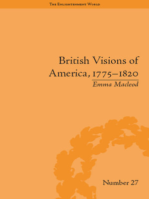 cover image of British Visions of America, 1775-1820